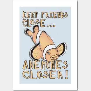 Witty Clownfish Motto Posters and Art